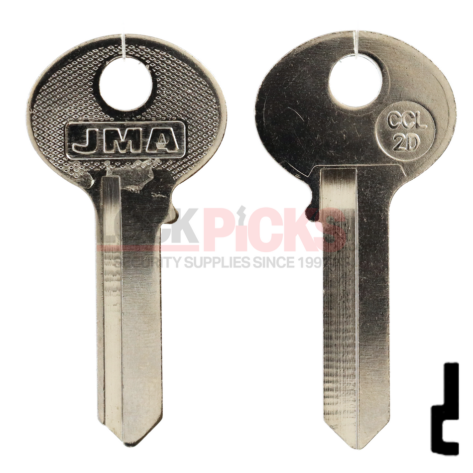 Corbin (CCL-2D) Cabinet Lock Co Key