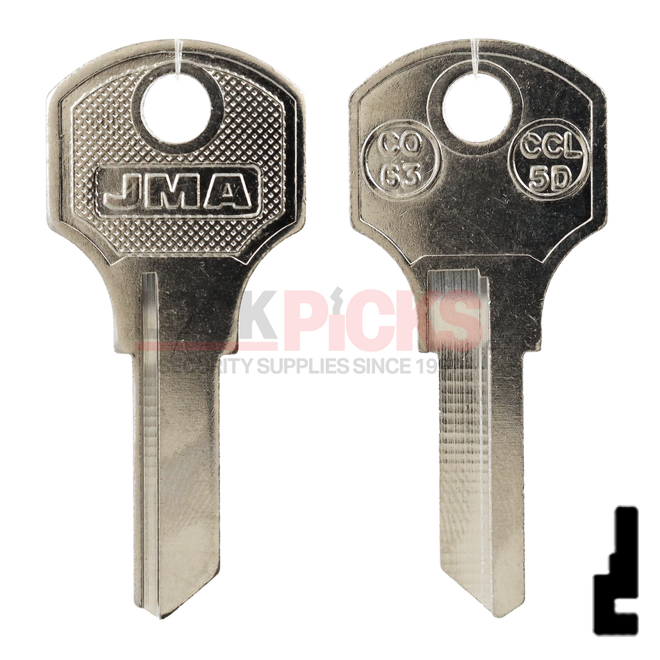 Corbin (CCL-5D) Cabinet Lock Blank