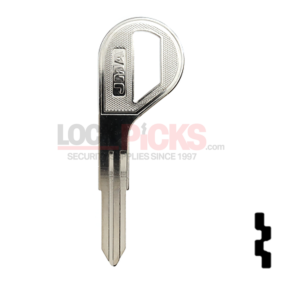 Nissan Key Blank (DA30-NP, DAT-14, X198)