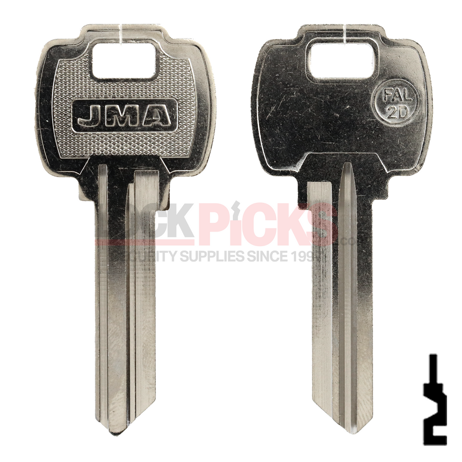 FAL-2D key blank