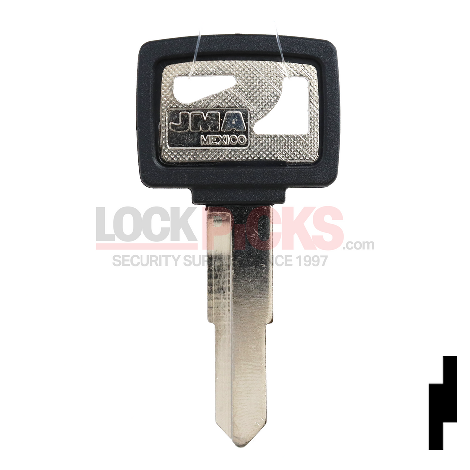 Honda (HON39P, HOND-19D.P) Plastic Head Key
