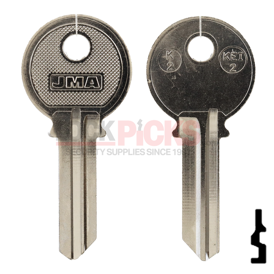 Keil (K2, 1079B, KEI-2) NP Key Blank