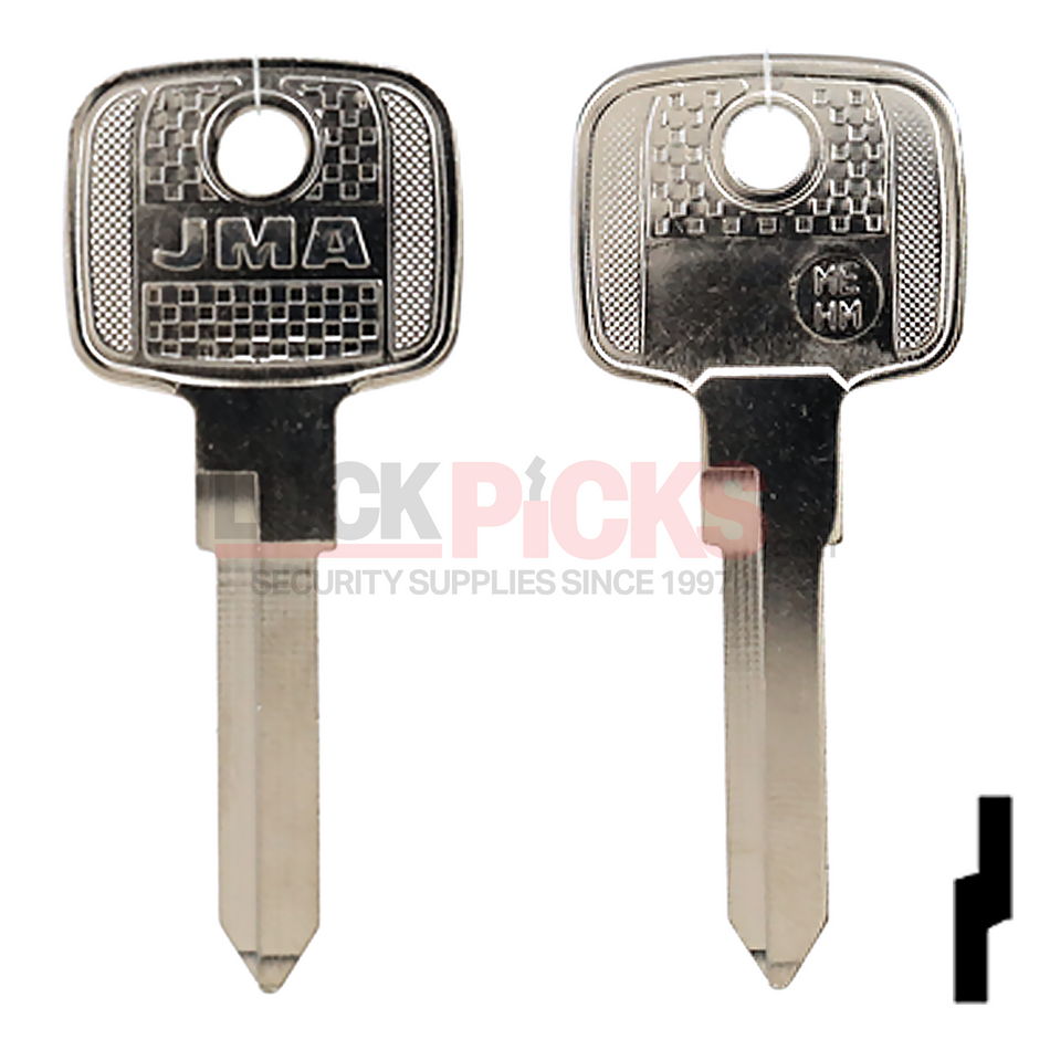 Mercedes (MB17, ME-HM) Key Blank