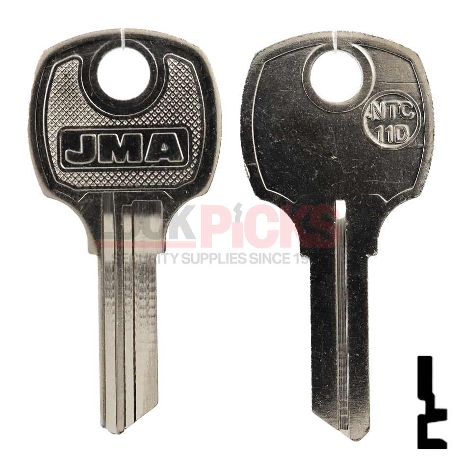 National Cabinet (D8787, NTC-11D) Key Blank NP