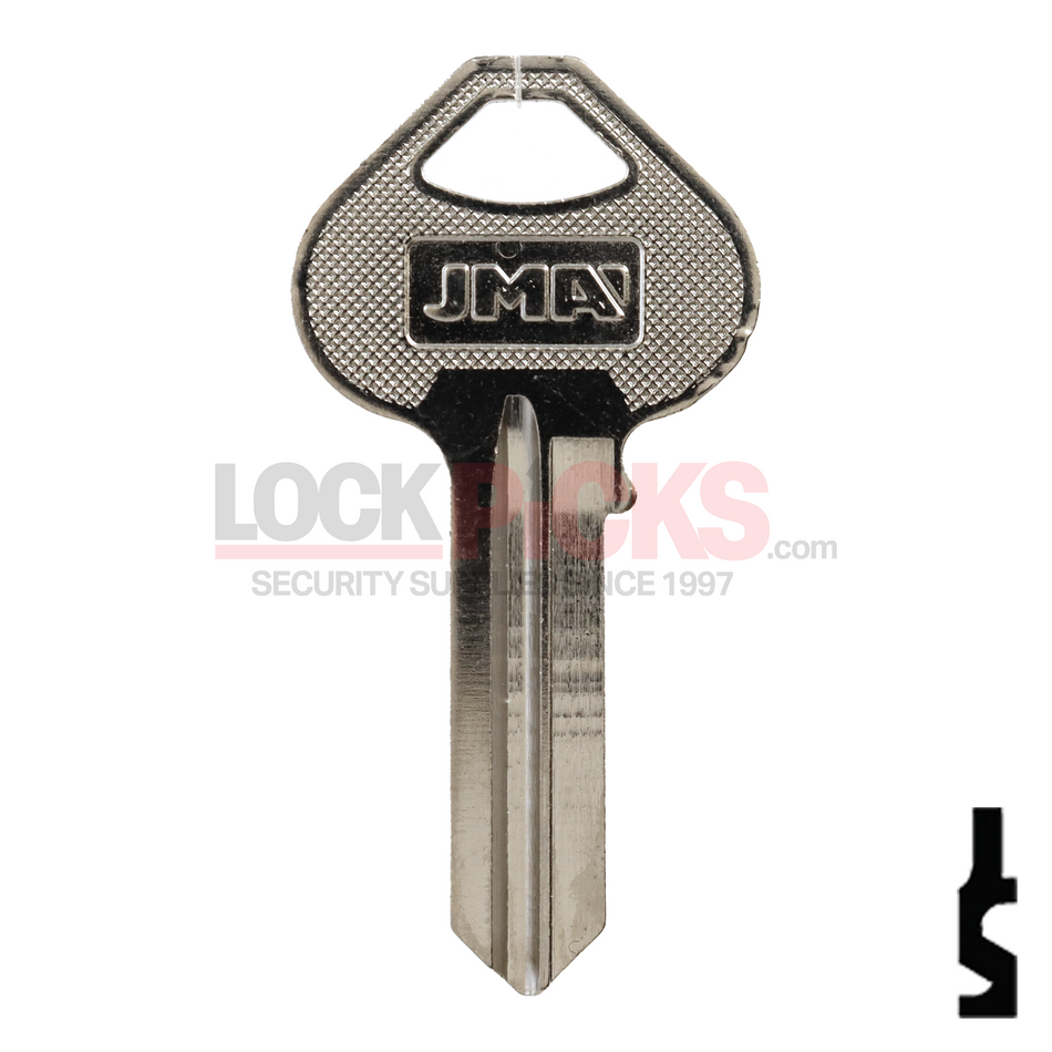 Russwin (RU52, RUS-12) NP KEY BLANK