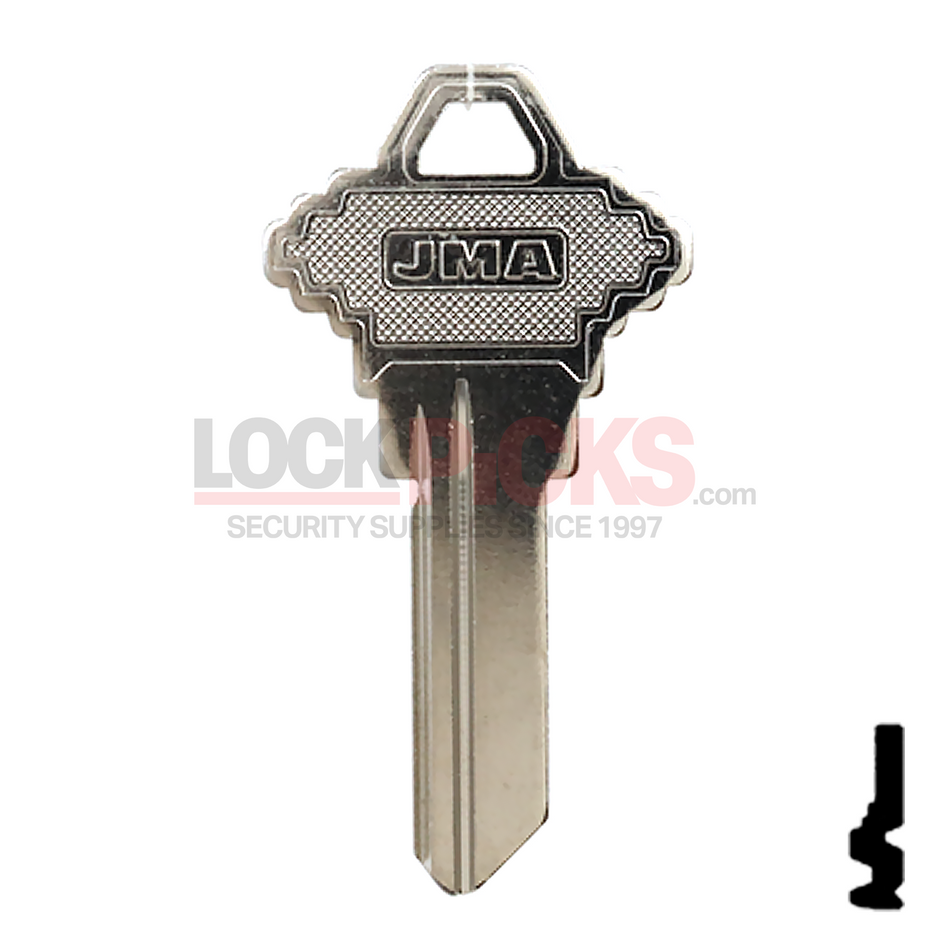 Schlage 5-Pin EF (100-EF) NP Key Blank -by JMA