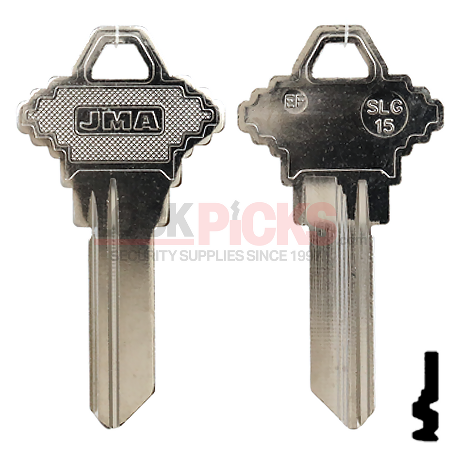 Schlage 5-Pin EF (100-EF) NP Key Blank -by JMA
