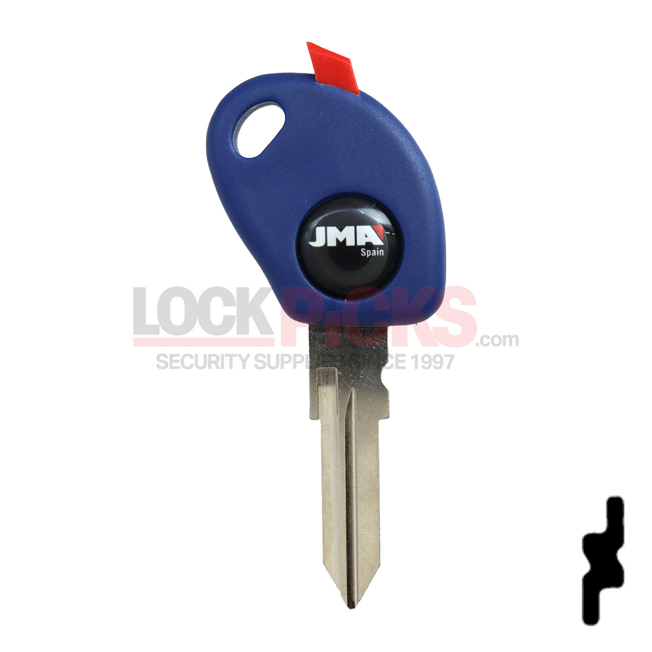 Fiat (GT10BT5-SHELL) Transponder Key Shell -by JMA
