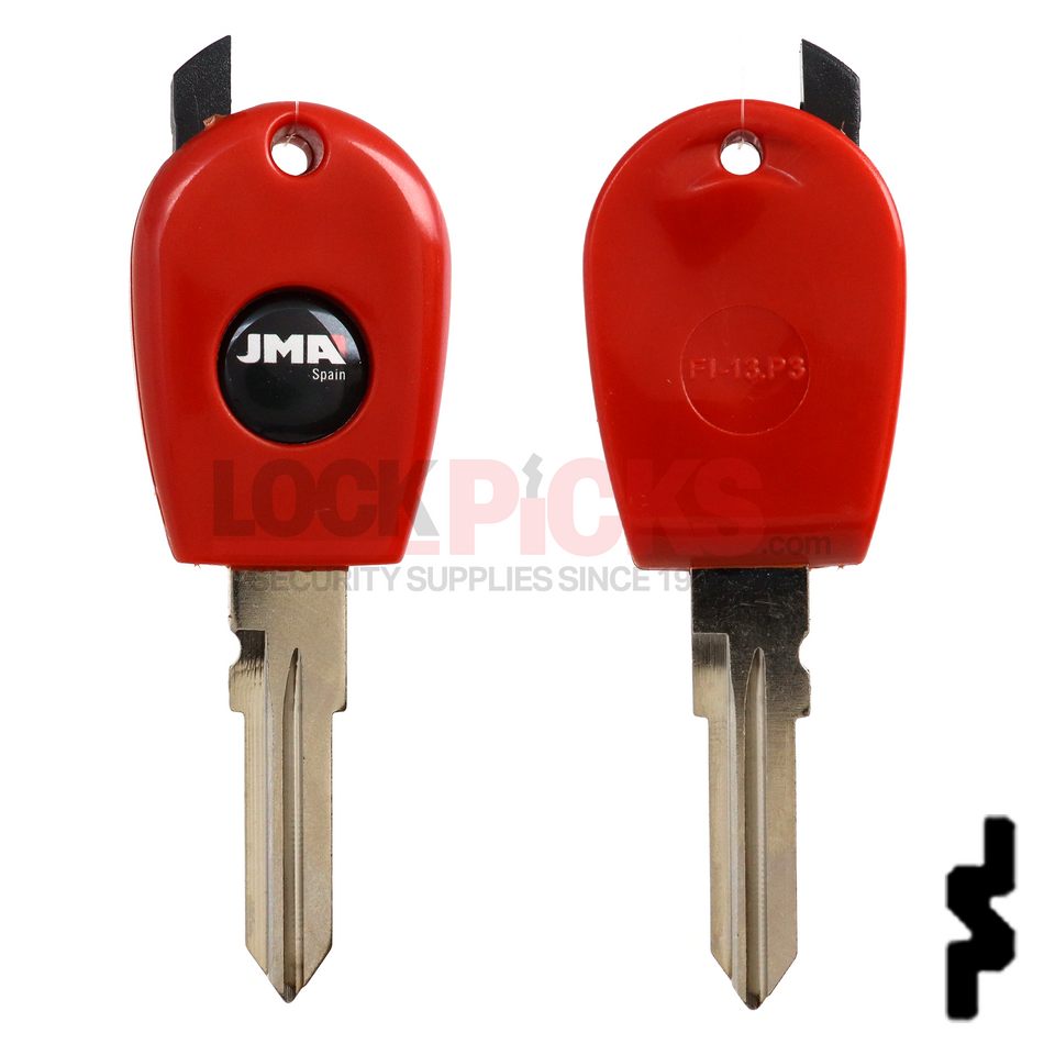 Fiat (T19F14A-SHELL) Transponder Key Shell -by JMA