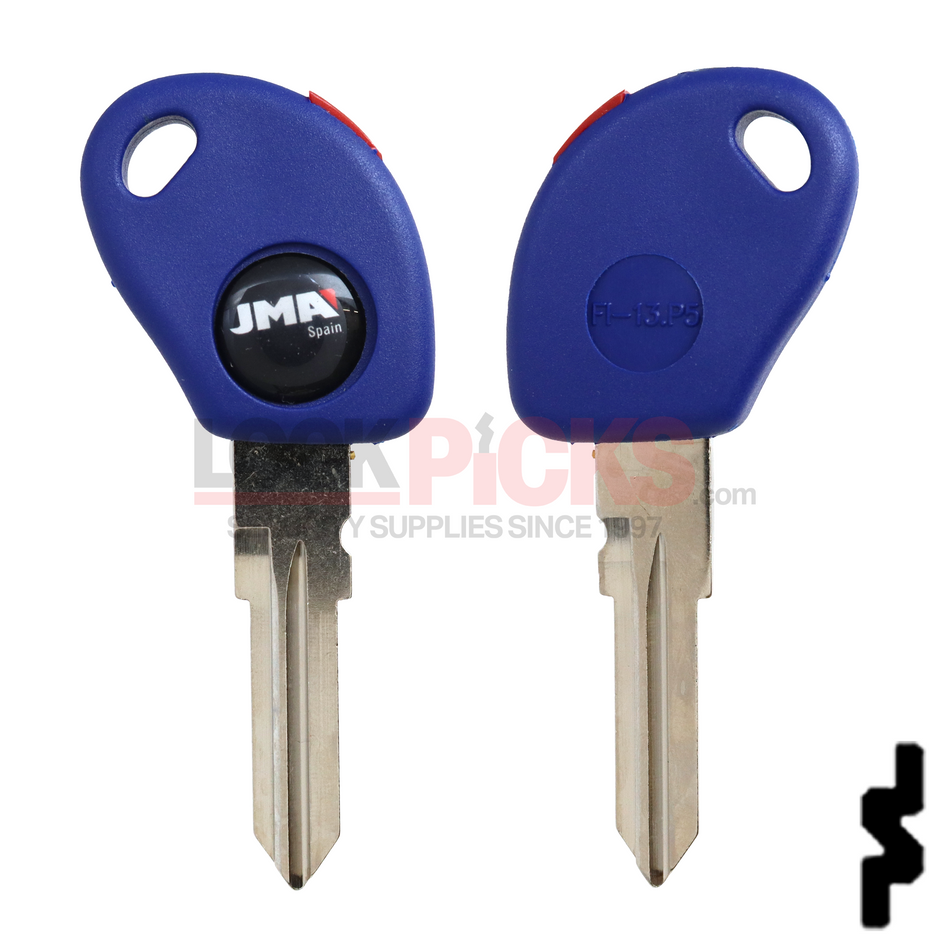 Fiat (GT15RBT5-SHELL) Transponder Key Shell -by JMA
