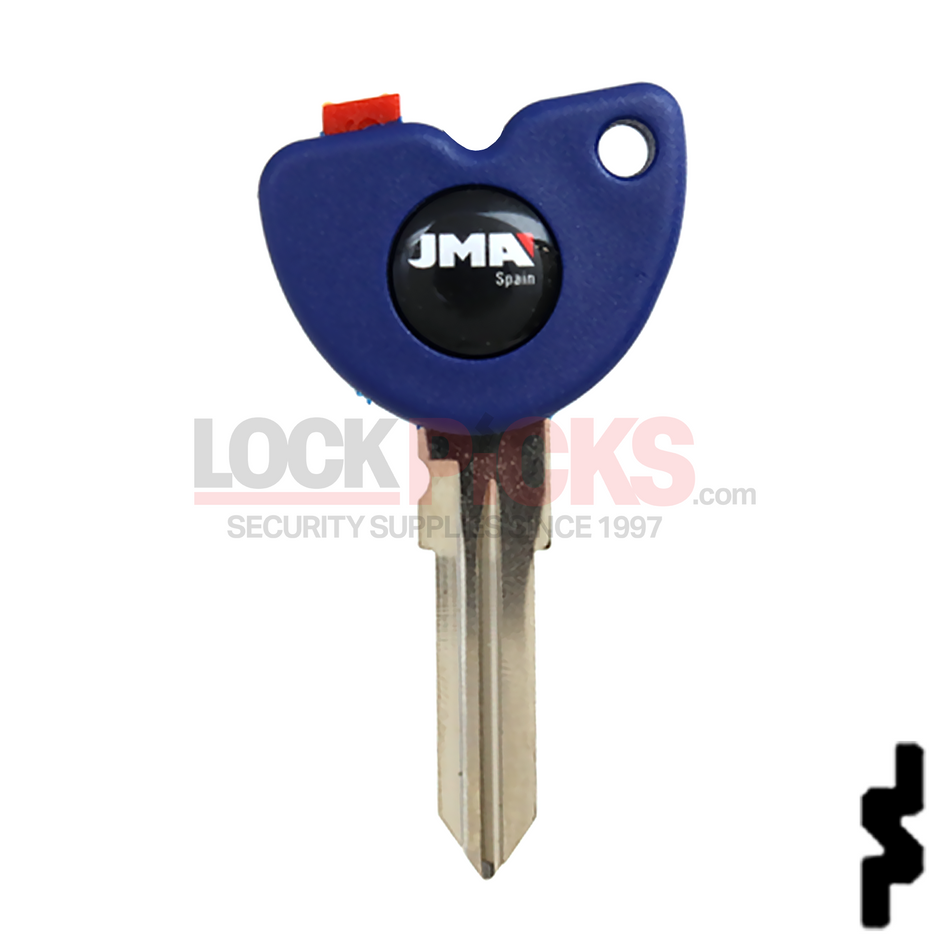 Vespa (GT15RDT5-SHELL) Transponder Key Shell -by JMA