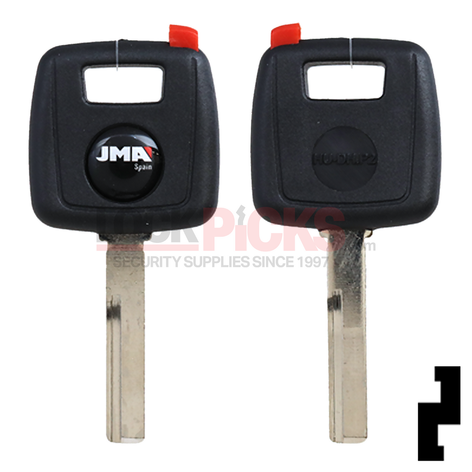 Volvo (TP00HU-DH-P2) Transponder Key Shell -by JMA