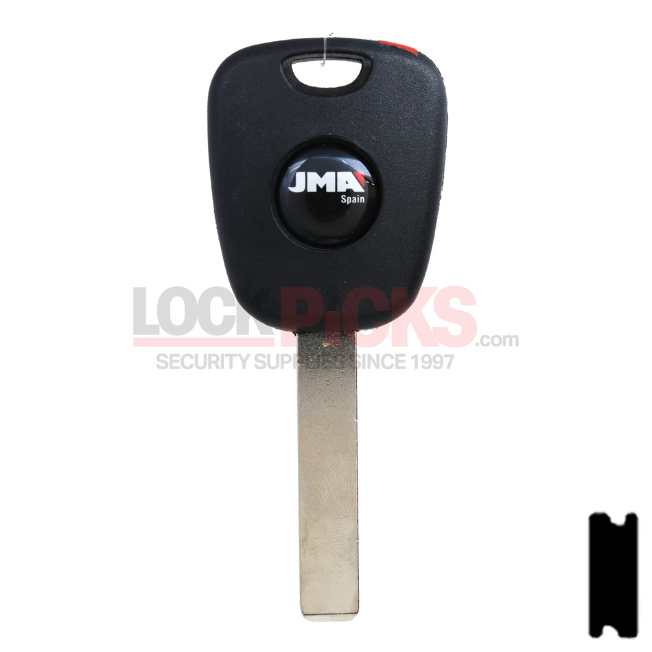 Citroen / Peugeot (TP00HU-HCA-P)Transponder Key Shell -by JMA