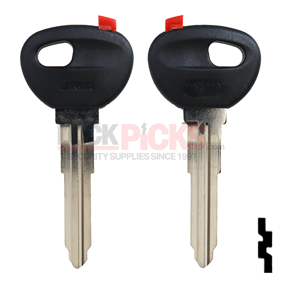Mazda (TP00MAZ-10D-P) Transponder Key Shell -by JMA