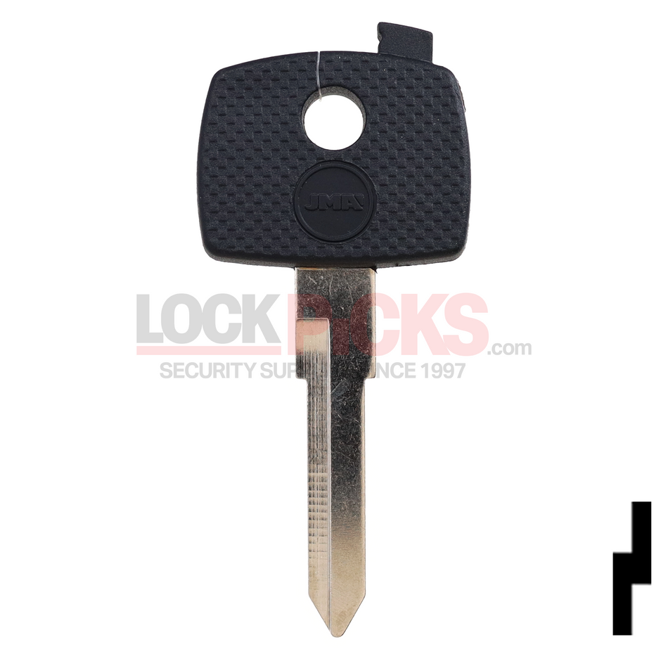 Dodge / Mercedes (TP00ME-HM-P1) Transponder Key Shell -by JMA