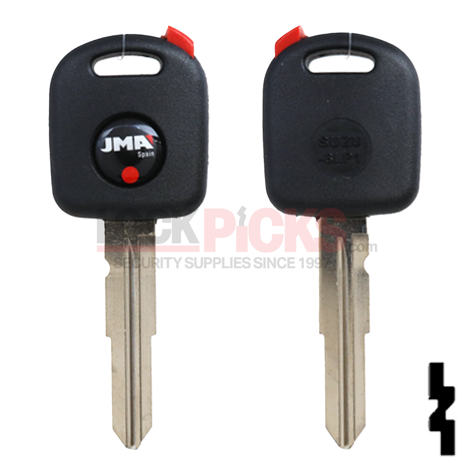 Suzuki (TP00SUZU-8I-P1) Transponder Key Shell -by JMA