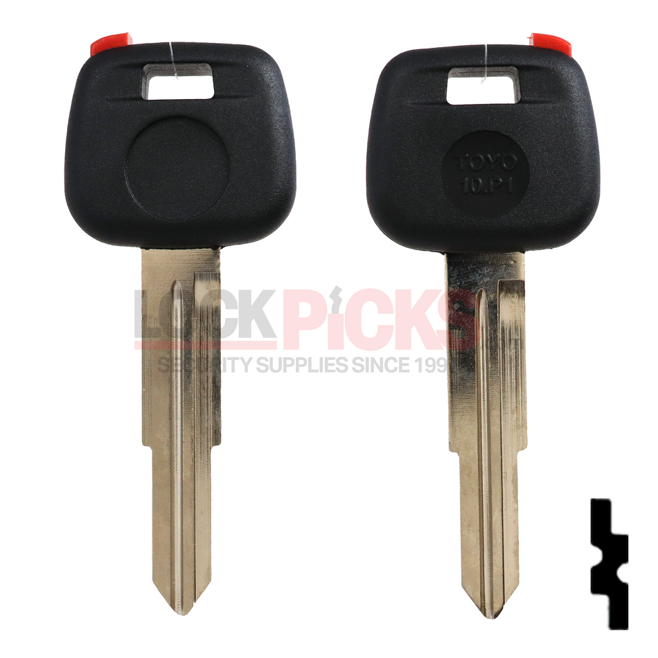 Toyota (TP00TOYO-10-P1) Transponder Key Shell -by JMA