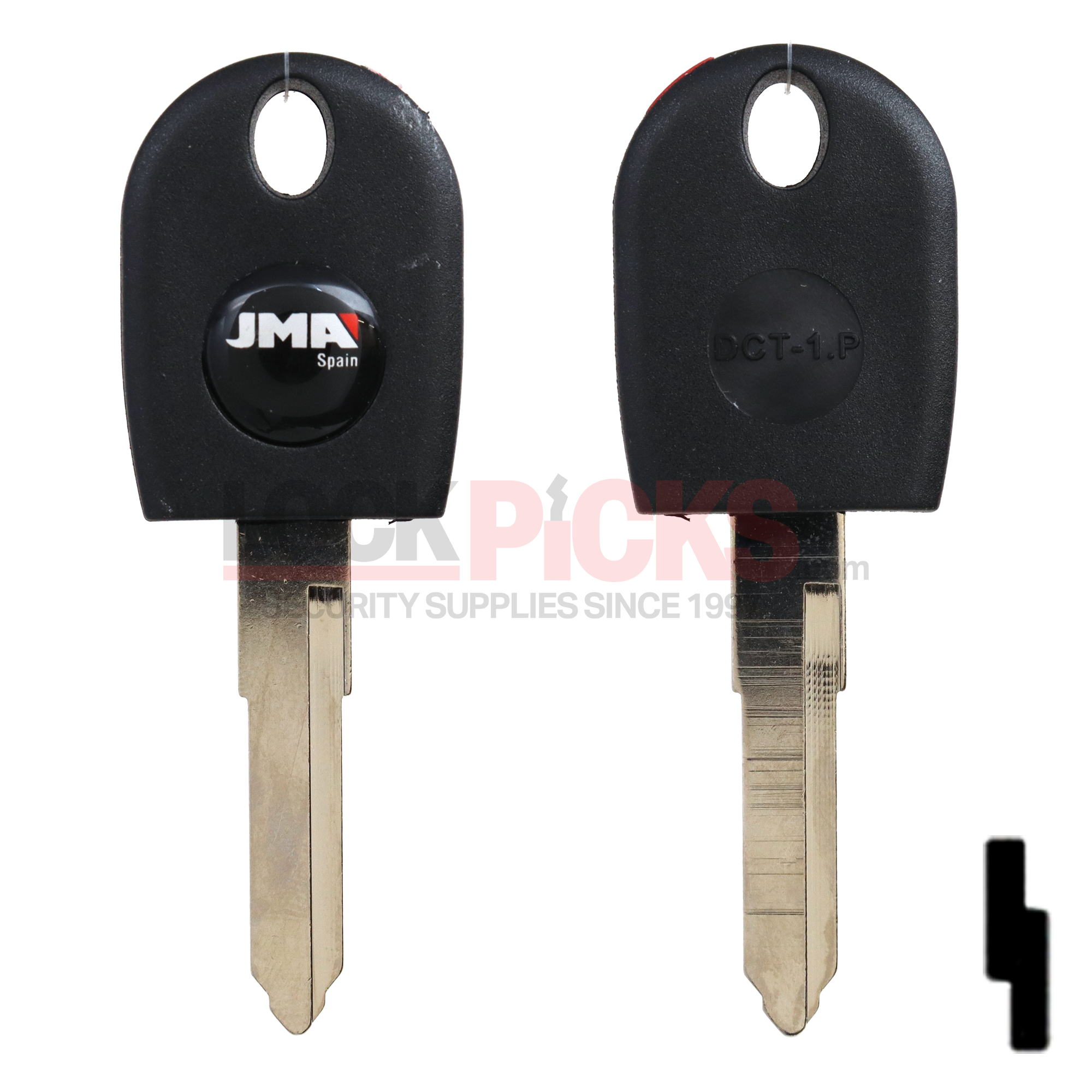2 X Uncut Chevrolet Transponder Ignition Key Blanks - B111-PT Compatible (46 Chip) - Locksmith Cut Required