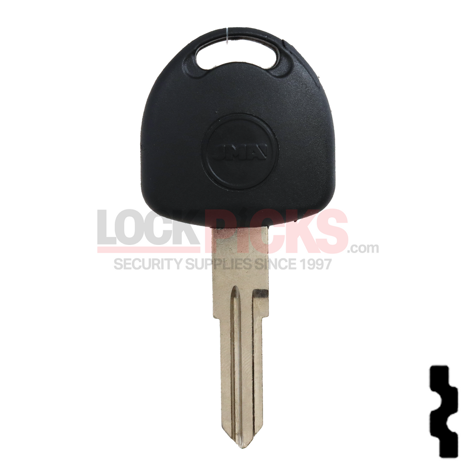 Cadillac (HU46T) 40 Chip Transponder Key -by JMA