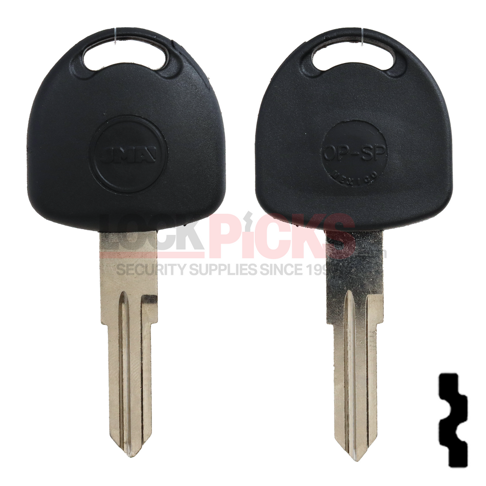 Cadillac (HU46T) 40 Chip Transponder Key -by JMA