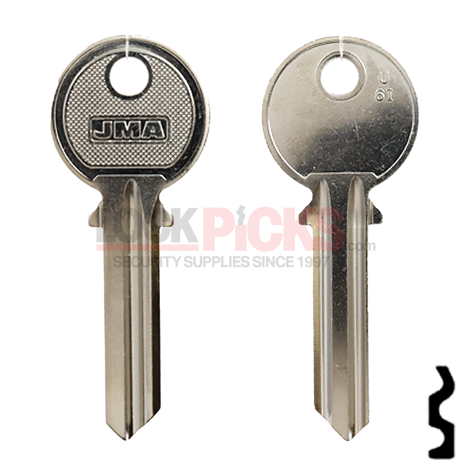 U6I KEY BLANK