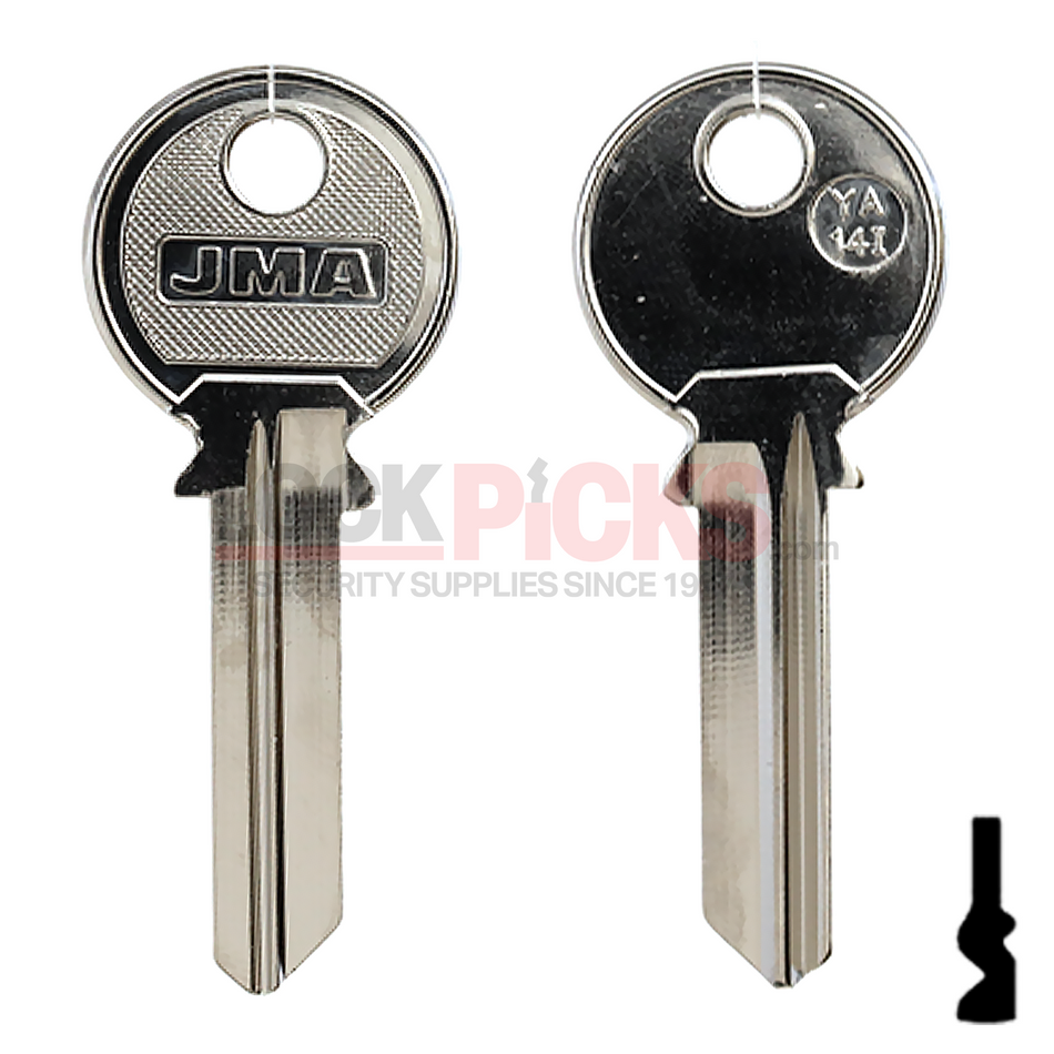 YA-14I Nickel Plate key blanks