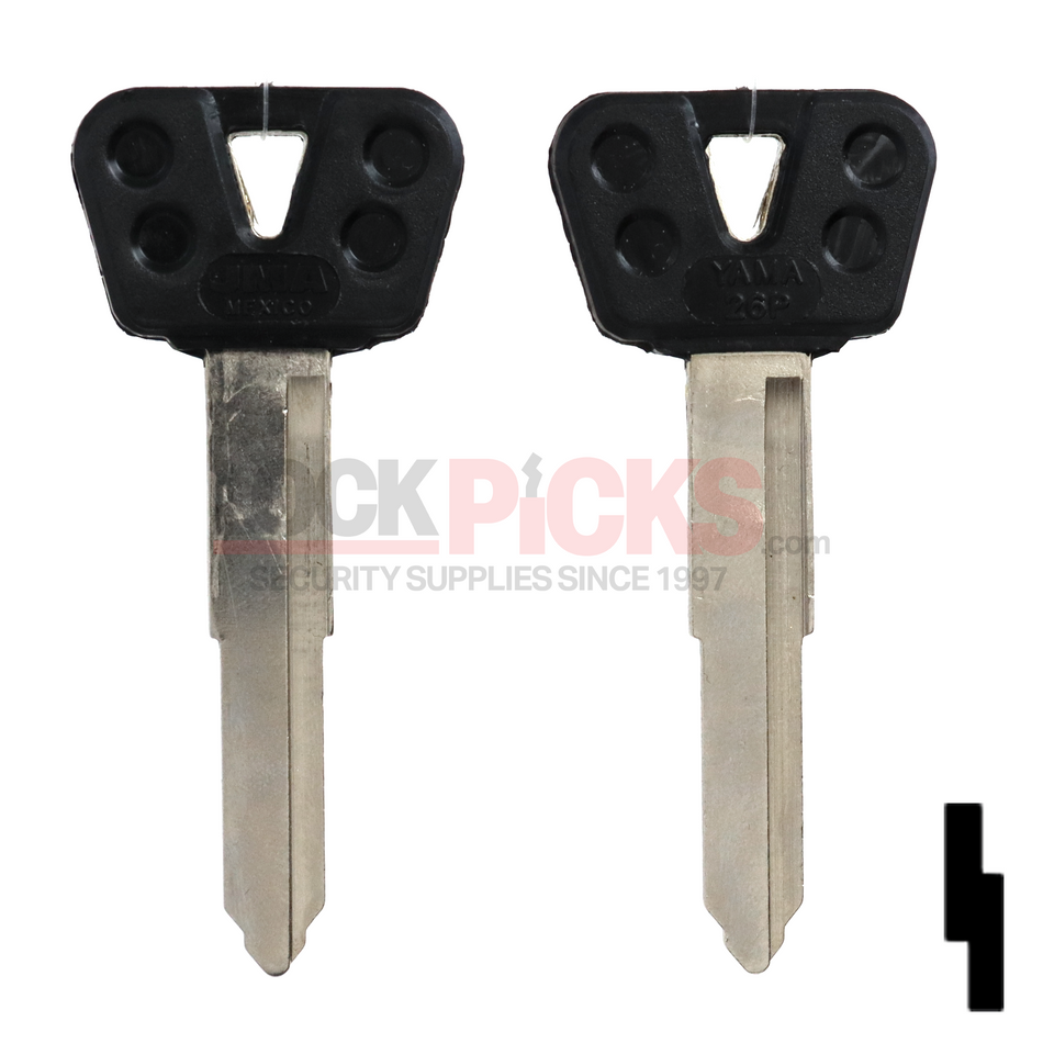 Yamaha (YH64P, YAMA-26.P) Key Blank PH