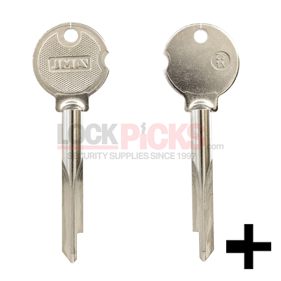 Zeiss Ikon Steel key blank (ZE-1X)