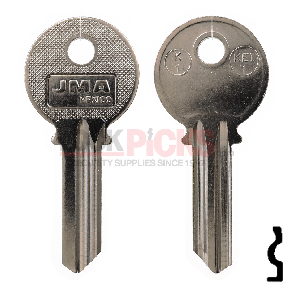 Keil (K1, 1079, KEI-1) NP Key Blank