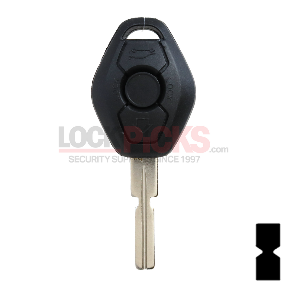 BMW 4-Track (EWS) Remote Head Key (FCC ID: LX8-FZV) 315 MHz -by Kee-Co