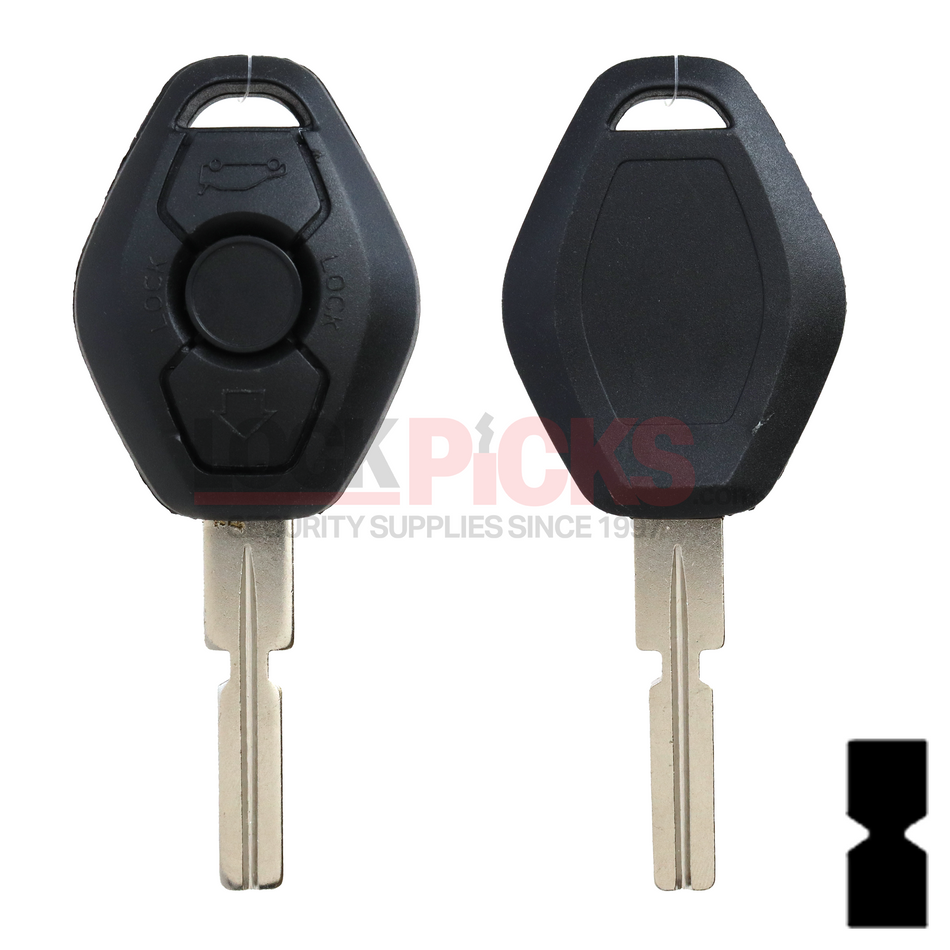 BMW 4-Track (EWS) Remote Head Key (FCC ID: LX8-FZV) 315 MHz -by Kee-Co