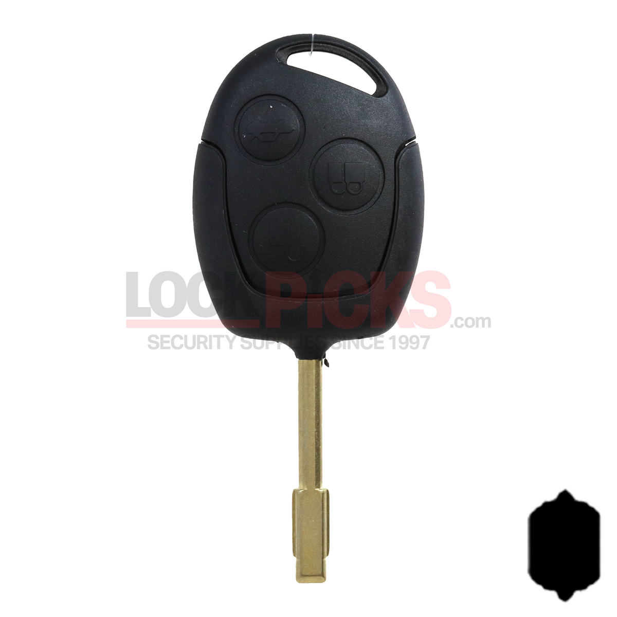 33143 Key Ford (FORD-02-433-63) 3-Button Remote Key | Lockpicks.com