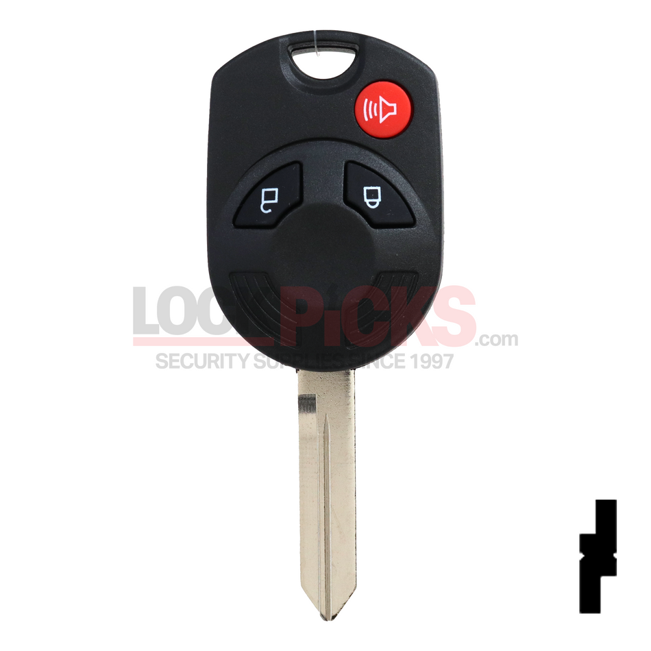 Ford 3-Button Remote Head Key (FCC ID: 850K-D6000022) 315MHz -by Kee-Co