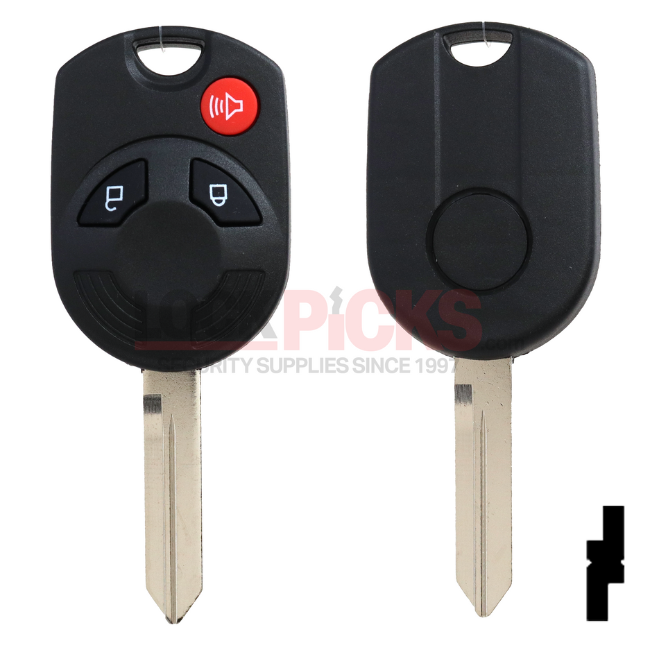 Ford 3-Button Remote Head Key (FCC ID: 850K-D6000022) 315MHz -by Kee-Co