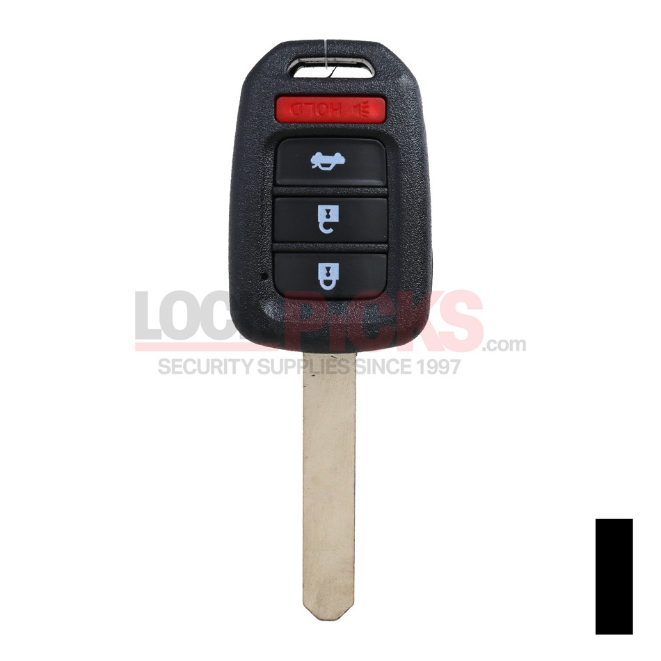 Honda 4-Button Remote Head Key w/ Trunk (FCC ID: MLBHLIK6-1T) 313.8MHz -by Kee-Co