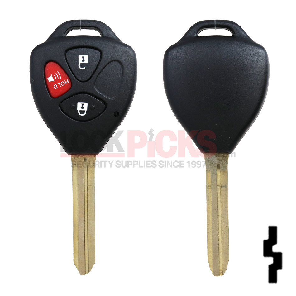 Toyota Matrix 3-Button Remote Head Key (FCC ID: GQ4-29T) G-Chip 315Mhz -by Kee-Co
