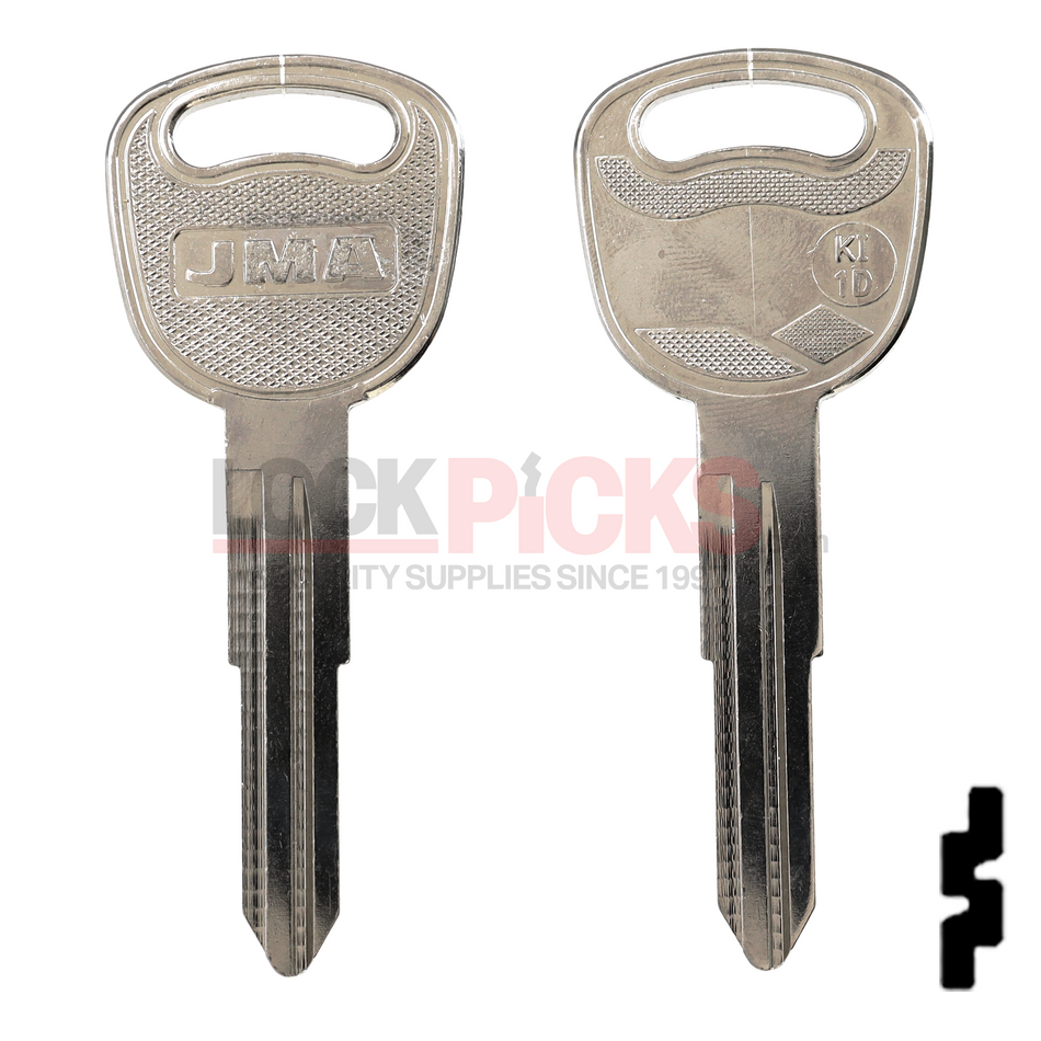 Kia Key Blanks (KK1-NP, KI-1D, X233)