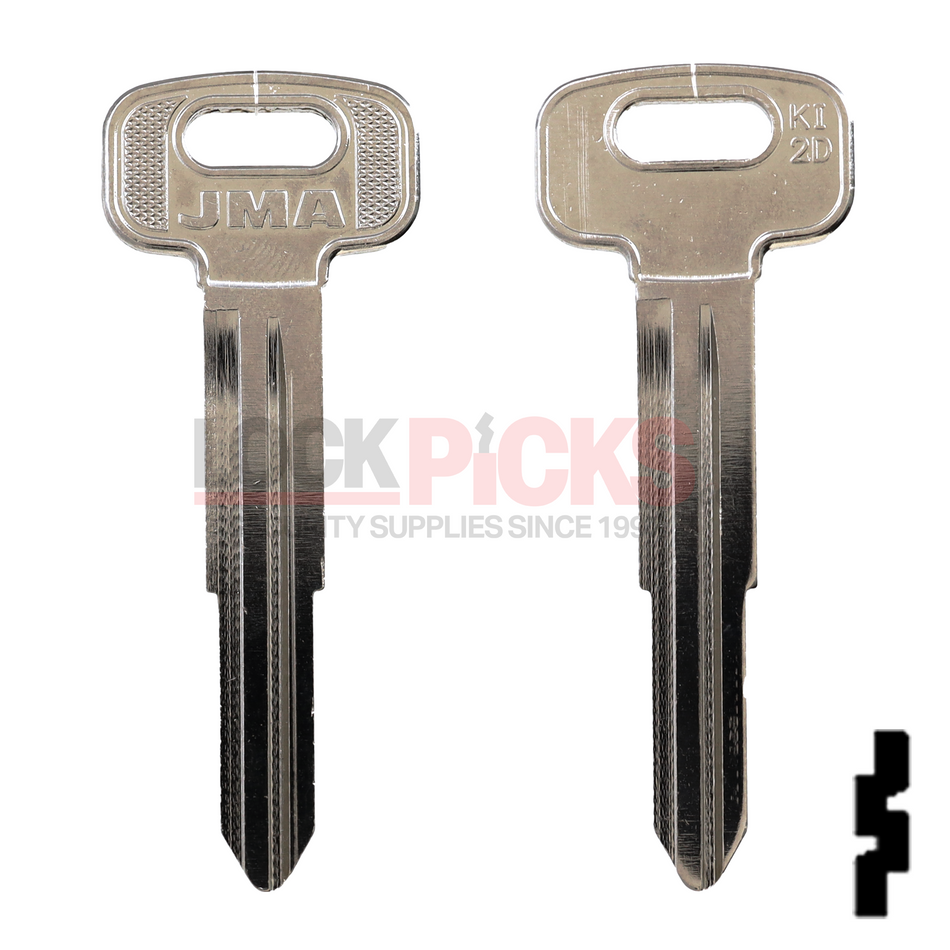 Kia Key Blank (KK2-NP, KI-2D, X240)