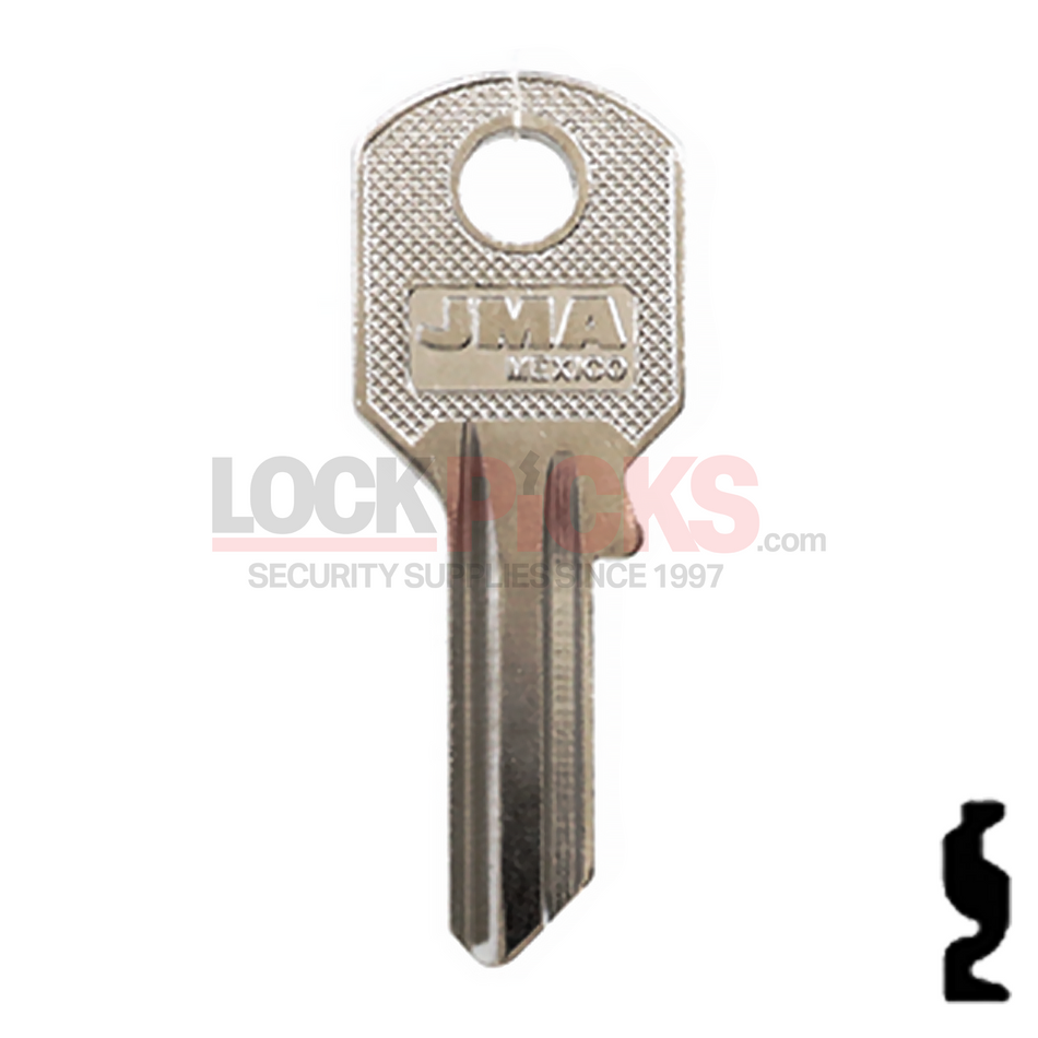 Chicago (CHI-16D, KP9) Key Blank