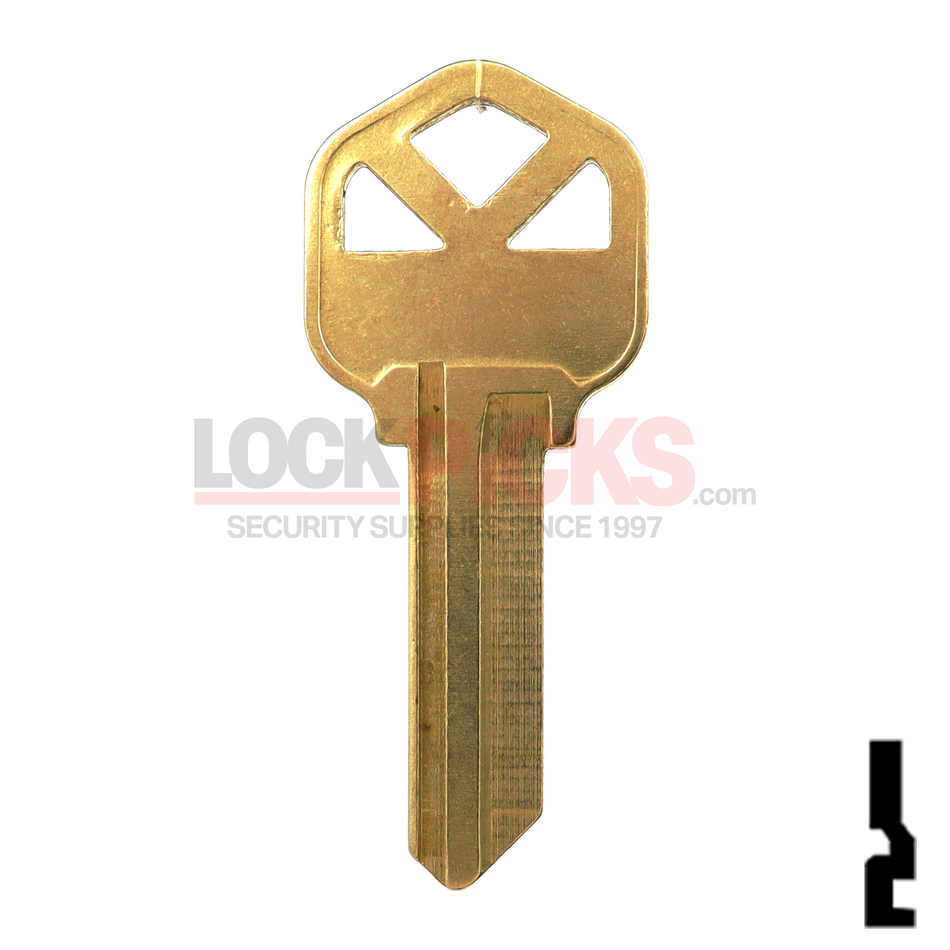 (KW1,1176) Key Blanks by Ilco, JMA, or Esp for Kwikset