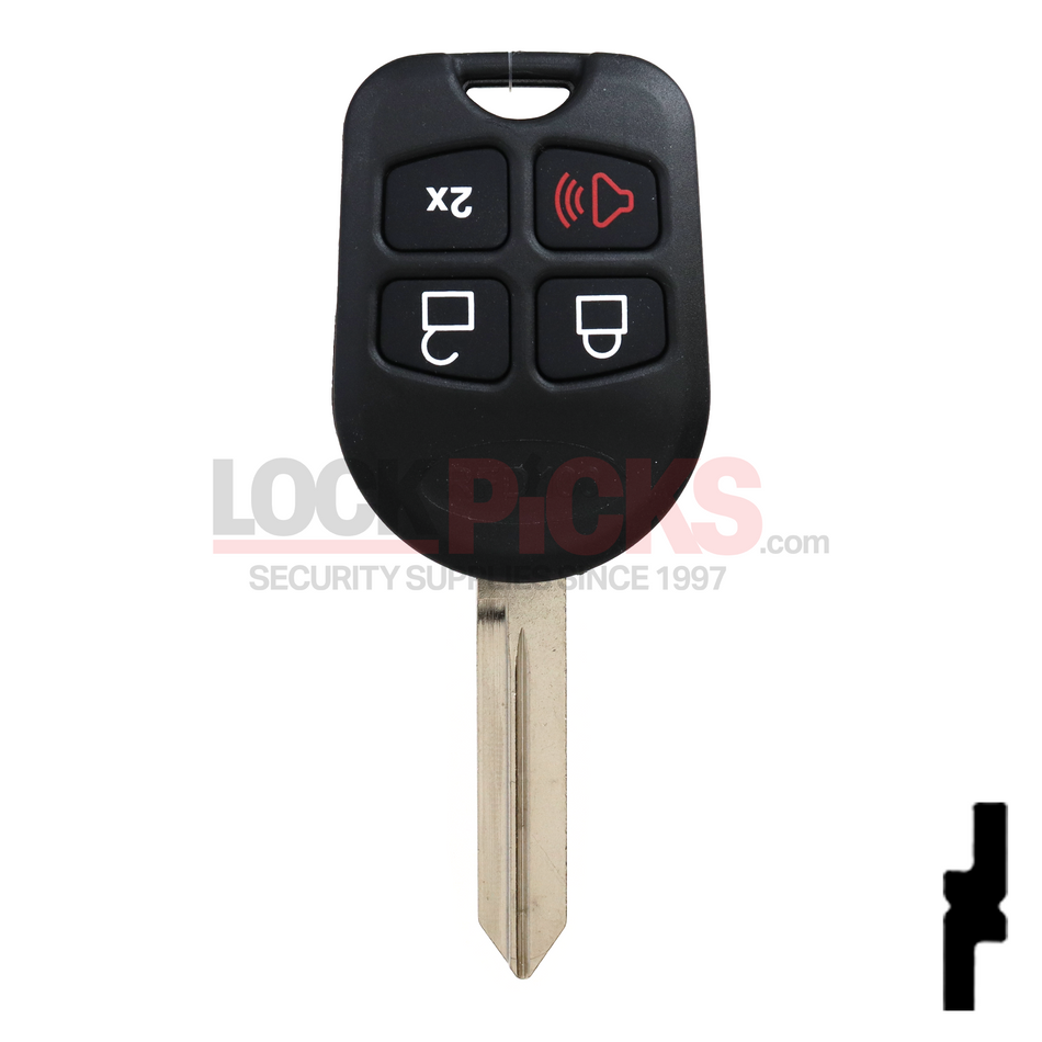 Ford 4-Button 80-bit Remote Head Key -by Keyline