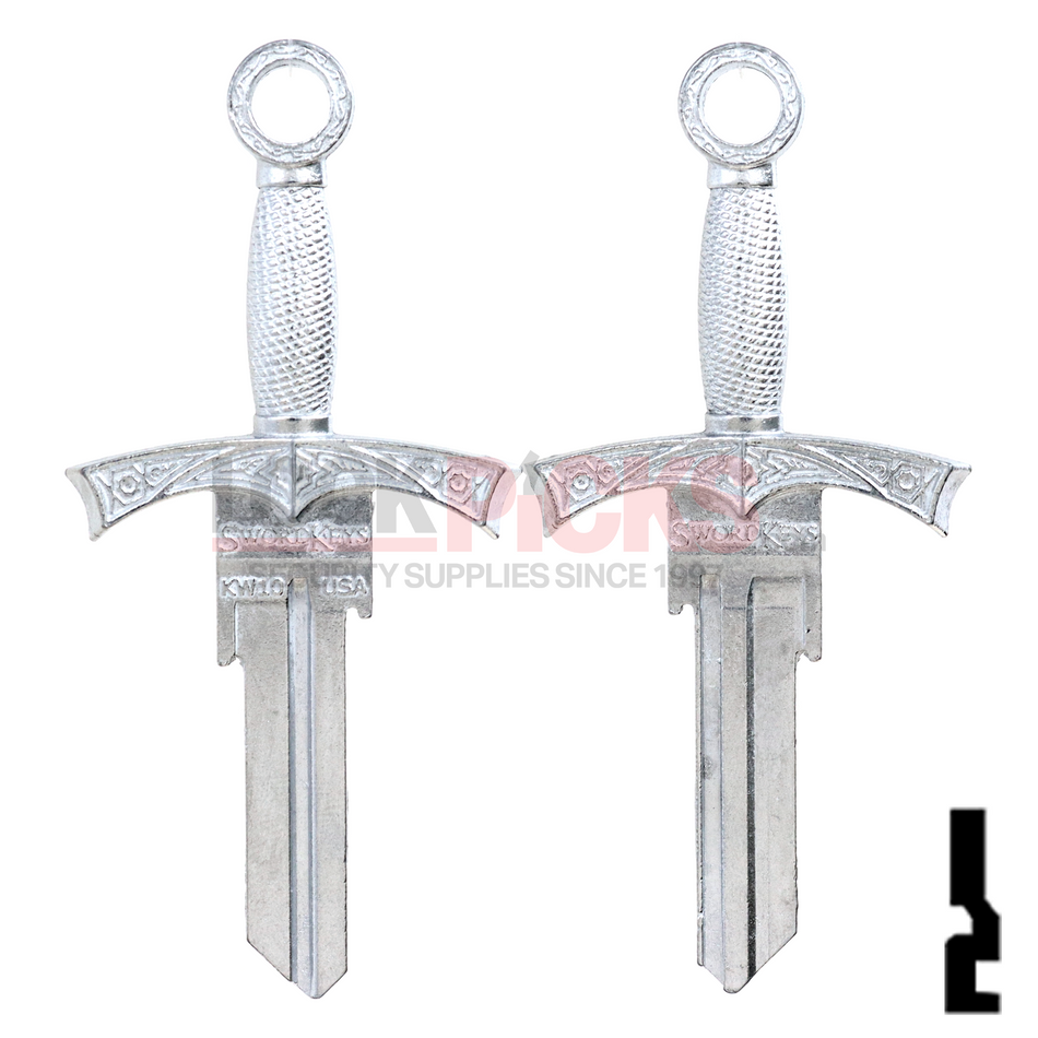 Forged Key Shapes KW1/11 Sword  -by Lucky Line