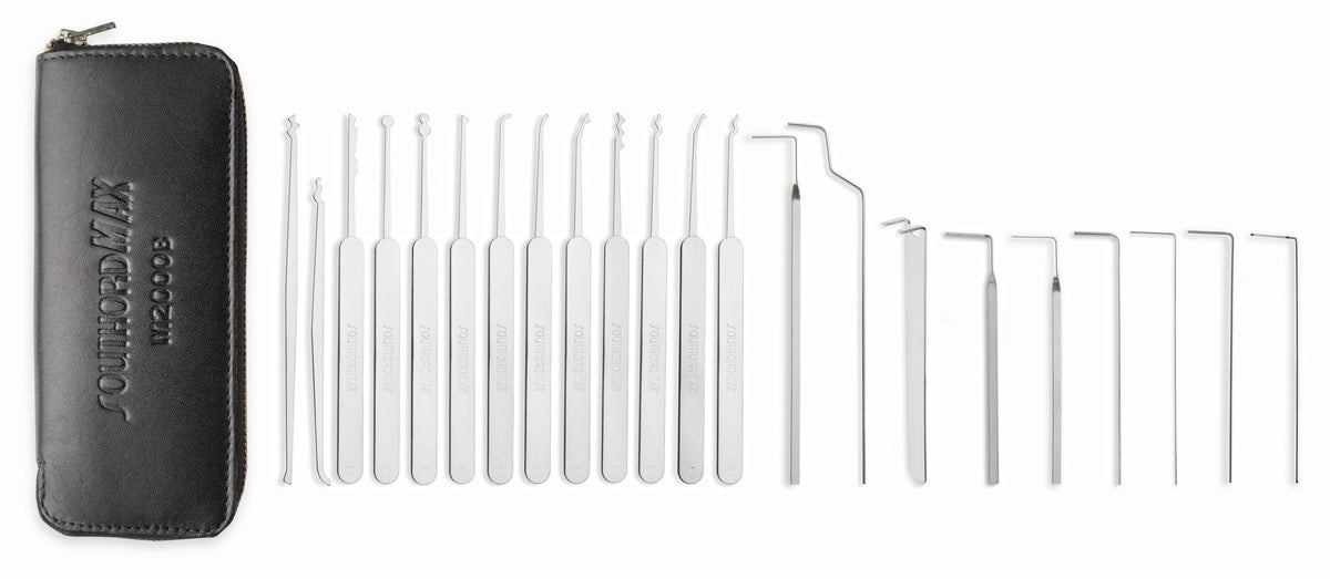 Spring Lock Picks Ultra-Thin MAX High Yield 22pc Lock Pick Set | LockPicks.com ...