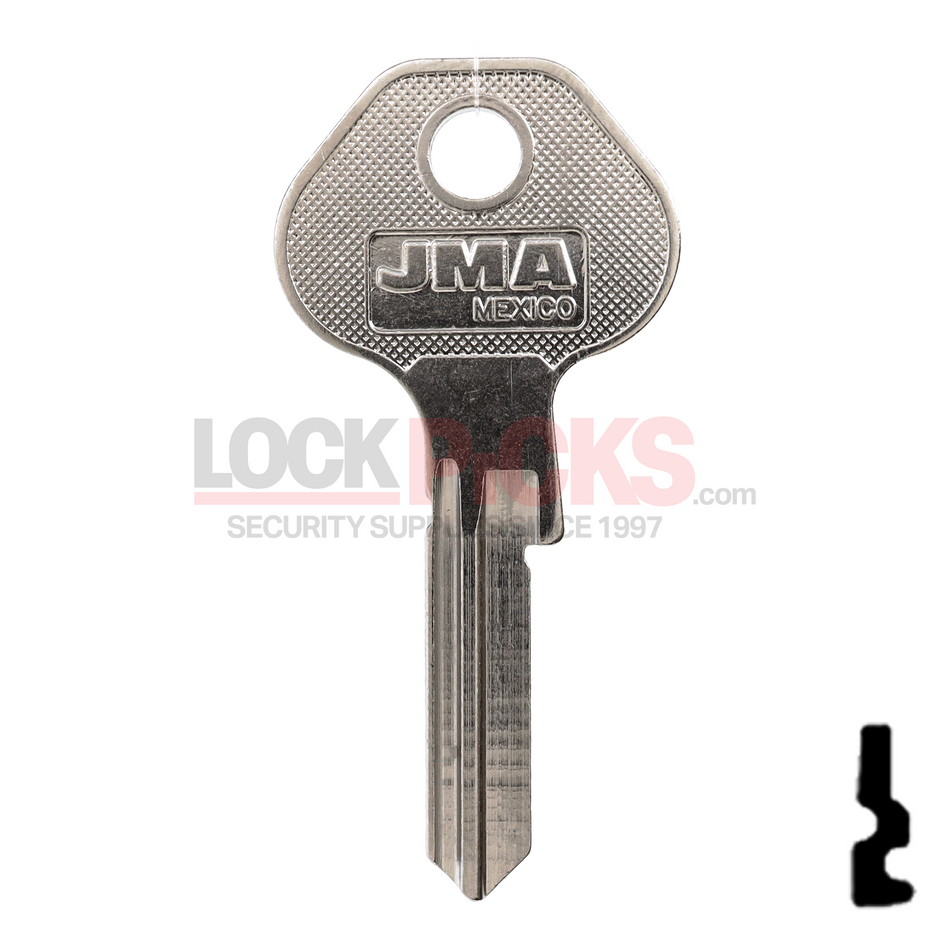 Master Lock (M26-NP, 1092-7000B, MAS-24D) Key Blank