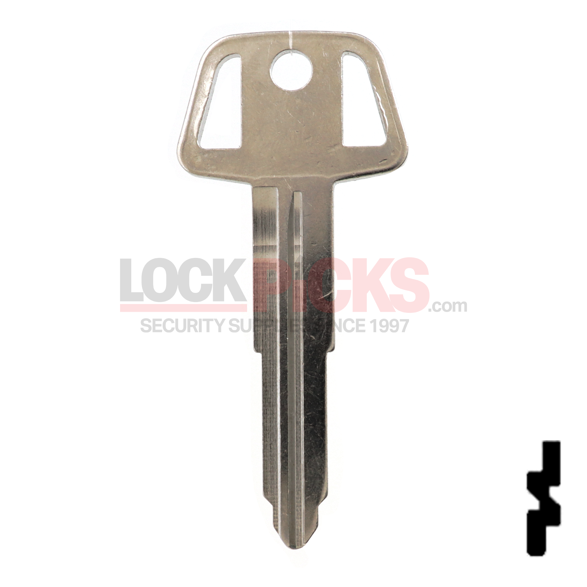 thumbnail image 2 of 2 New Uncut Replacement Keys For Mitsubishi – MIT3 / MIT-14D / X224 – JMA 2 of 4