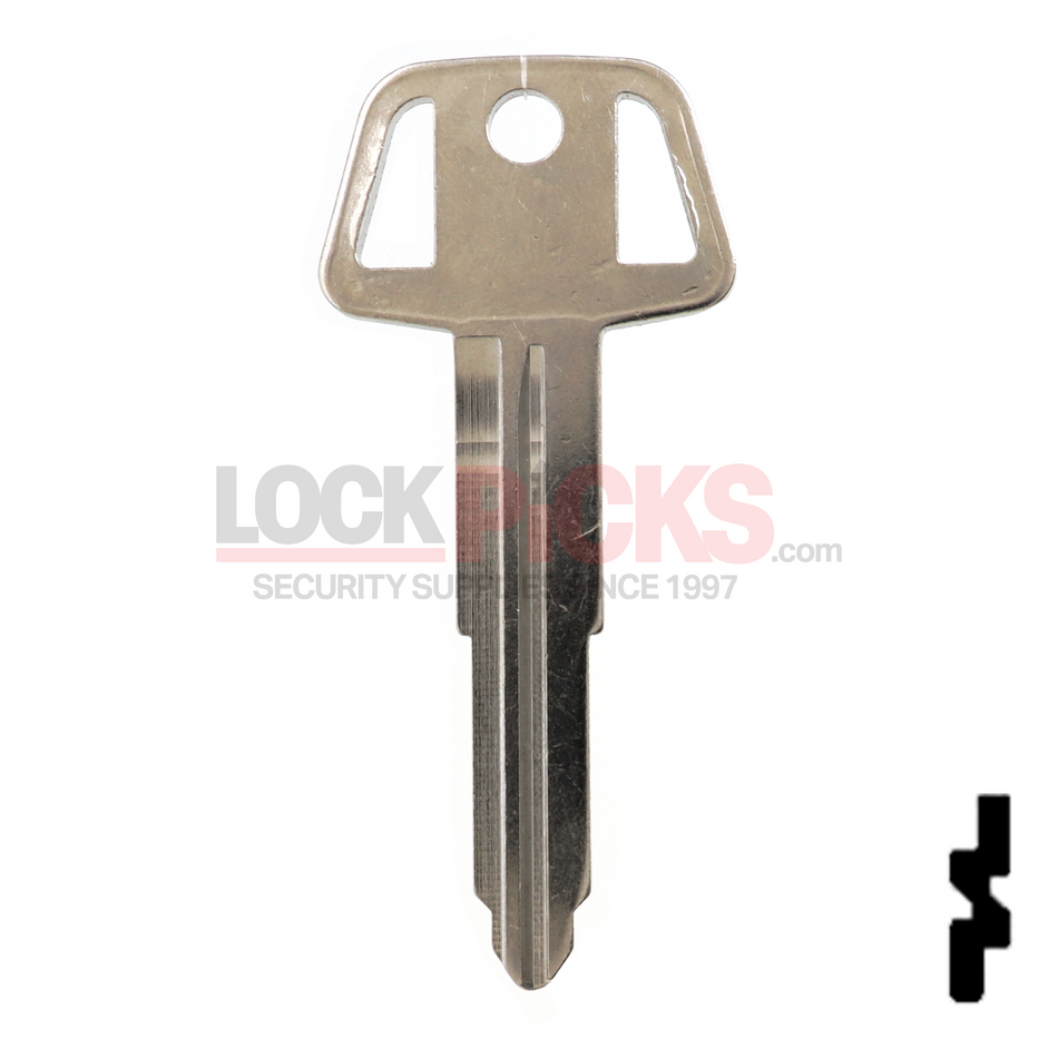 Mitsubishi Key Blank (MIT3, MIT-8D, X224)