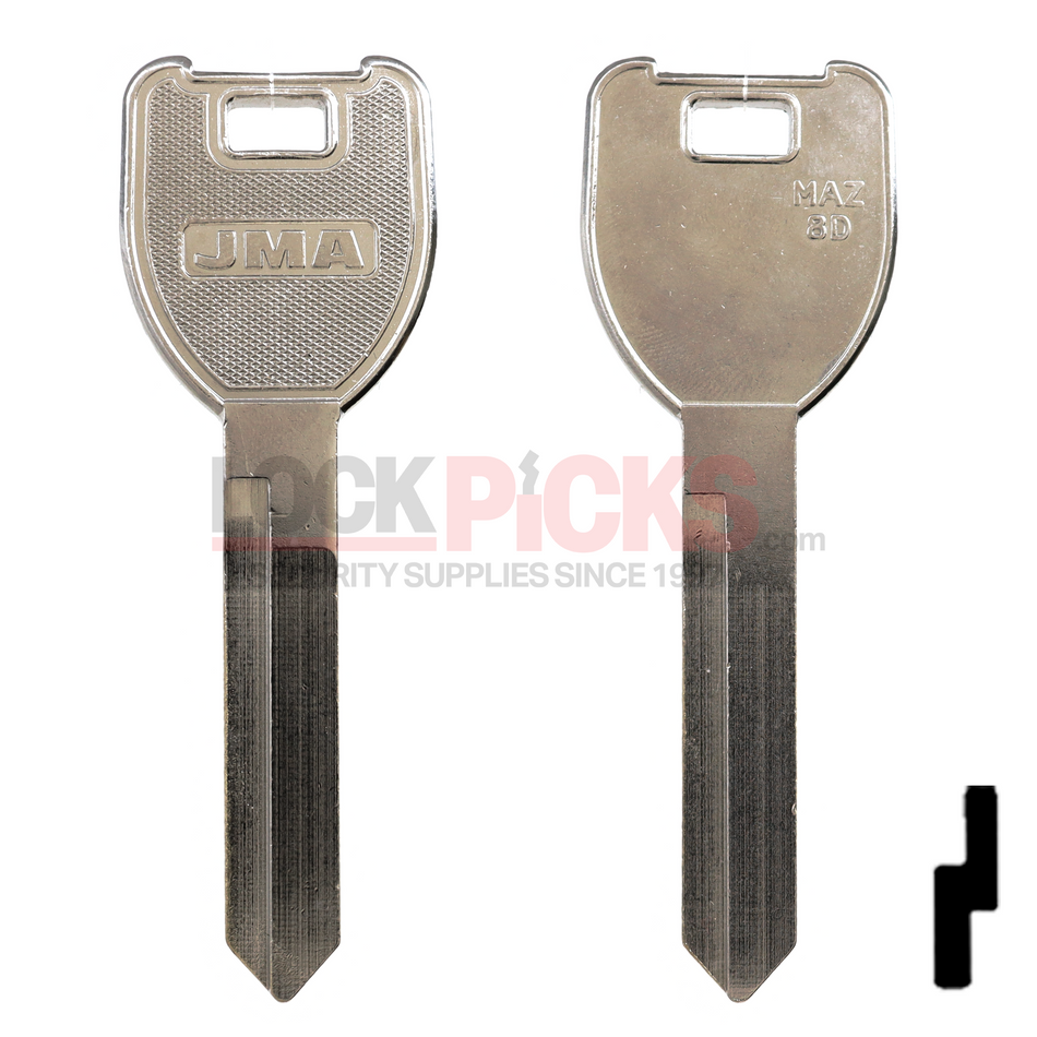 Mazda (MZ25-NP, MAZ-8D, X206) Key Blank