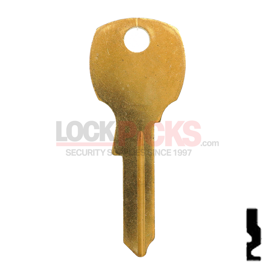 National Cabinet / Rockford (NA24, 1069LC, NTR-1D) NP Key Blank