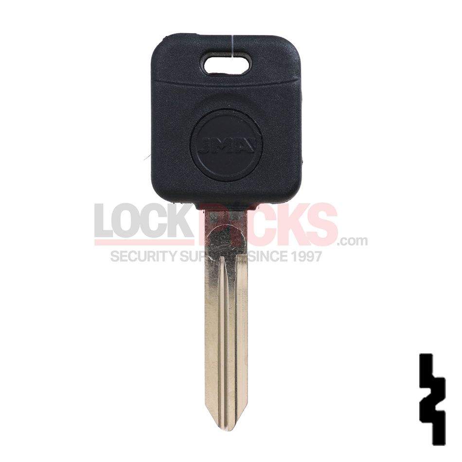 Nissan (NI04T, TP12DAT-15.P) Transponder Key -by JMA