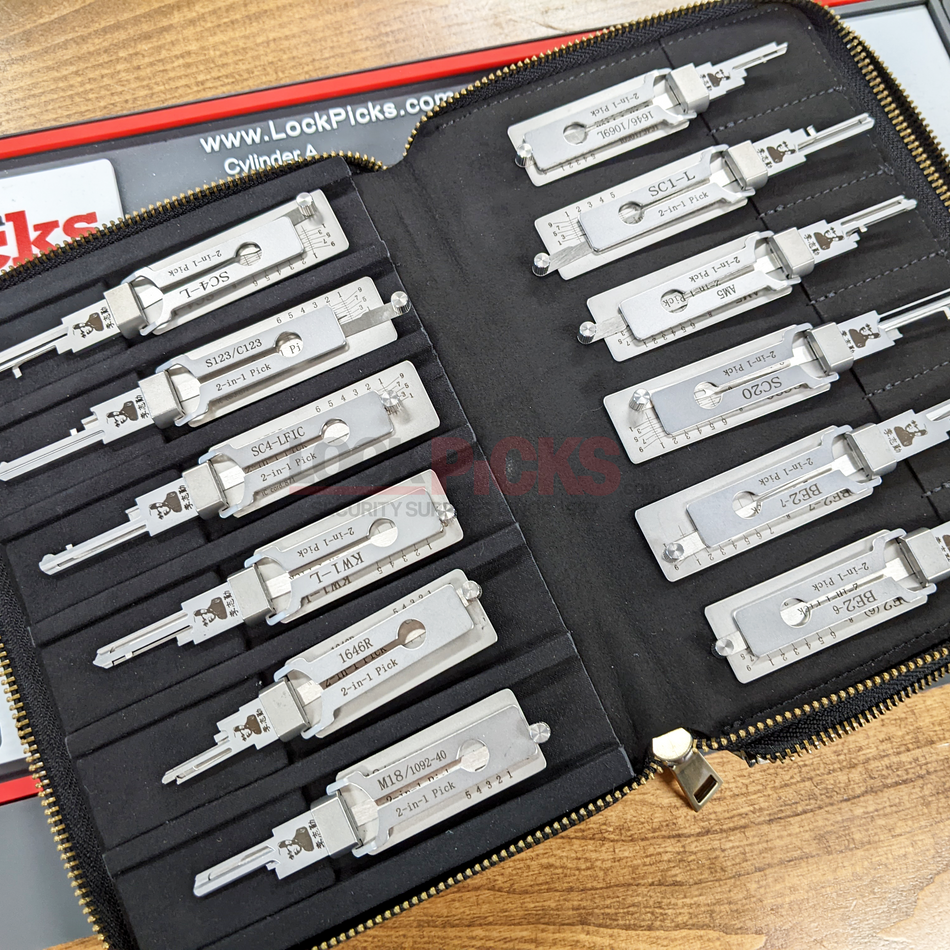 Magnetic Wallet for Holding 24 Tools -by Original Lishi